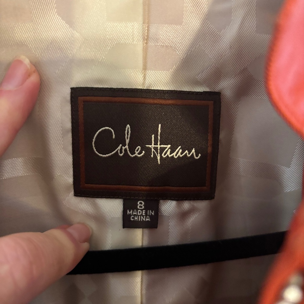 Cole Haan leather jacket